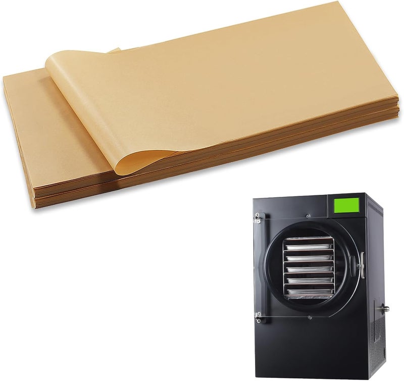 chaseroad 500 Packs Parchment Paper Sheets for Harvest Right Freeze Dryer - Harvest Right Freeze Dryer Accessories for Medium Trays, Parchment Sheets, Freeze Dryer Tray Mats for Harvest Right(17" x 6.8") - Image 1